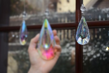 ДЕКОРАТИВНЫЙ КУЛОН ИЗ ХРУСТАЛА ДЛЯ ОКНА 81см S