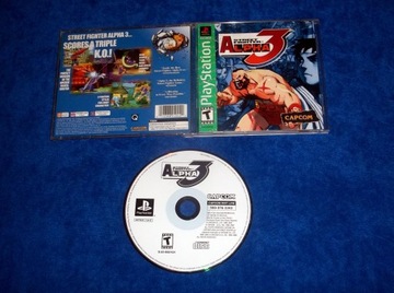 STREET FIGHTER ALPHA 3 PSX PS1 от CAPCOM NTSC USA ОПИСАНИЕ КУЛЬТОВОГО 2D ФАЙТИНГА!