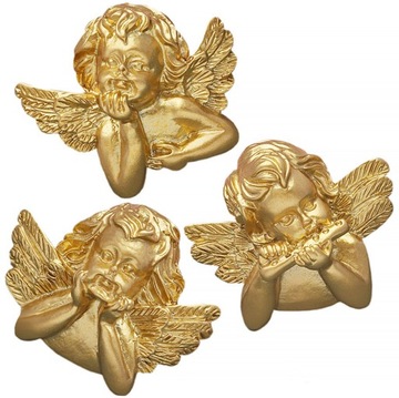 ANIOŁKI ZŁOTE x10 podziękowania dla gości DEC2 ceramiczne podziękowanie