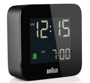 BUDZIK ELEKTRONICZNY BRAUN BC08B ALARM DRZEMKA