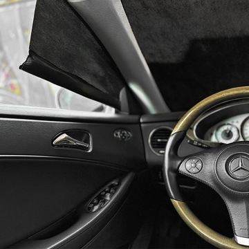 Skrobaczka Mosiężna Ze Szczotką 75CM Mata Antyszronowa Na Szybę Zimę Osłona