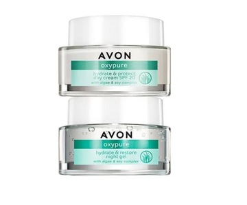 ZESTAW NAWILŻAJĄCY 2 SZT. KREM + ŻEL AVON OXYPURE