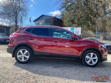 Nissan Qashqai II Crossover 1.2 DIG-T 115KM 2017 Nissan Qashqai 1.2i turbo full opcja ledy kamery 360 skory Navi bezwypadk, zdjęcie 9