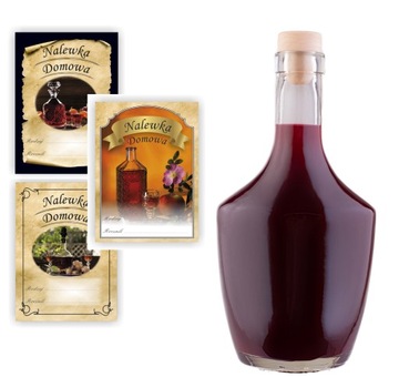 5x Butelka Pasjonat 500ml + ETYKIETA GUSTOWNA na nalewke
