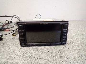 TOYOTA AURIS 06-09 RADIO NAWIGACJA GPS