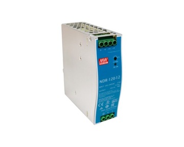 Zasilacz na szynę DIN MEAN WELL NDR-120-12 120W 12V 10A