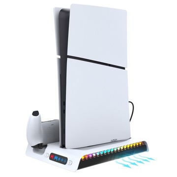 Подставка iPega Cooling Station RGB для Sony PS5 Slim