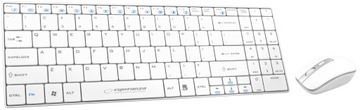BEZPRZEWODOWY ZESTAW KLAWIATURA + MYSZ SLIM USB