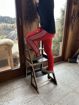 ПОЛКА для цветов косметика СТУЛ ЛЕСТНИЦА 3в1 MODERN ELEGANT черный