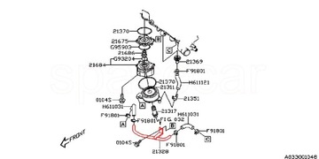 PŘÍVOD CHLADIČŮ OLEJE NÁHRADY TEPLÁ SUBARU S-TURBO XT GT WRX STI