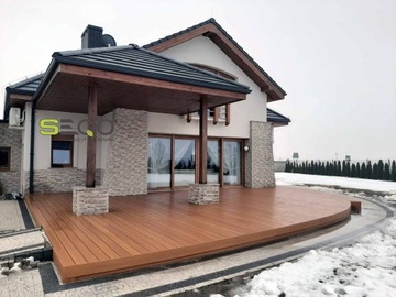 DESKA TARASOWA KOMPOZYTOWA 140x20mm 5m espresso