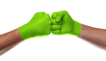 GOGRIP M Промышленные зеленые нитриловые перчатки