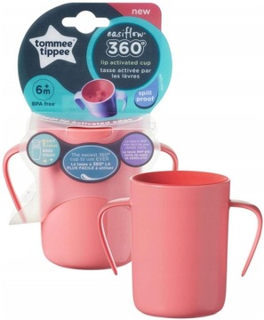 Tommee Tippee Kubek EASIFLOW 360° 6m+ Róż