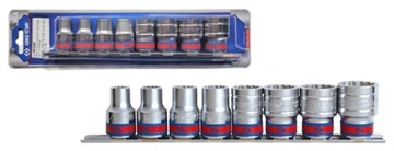 Zestaw nasadek calowe 1/2 szyna 3/8-7/8 King Tony 4510SR