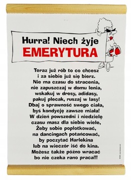 Cudowny Prezent dla Osoby odchodzącej na EMERYTURĘ
