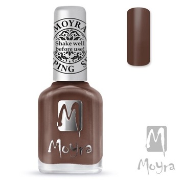 Moyra Lakier do stempli 37 Chocolate brown 12 ml