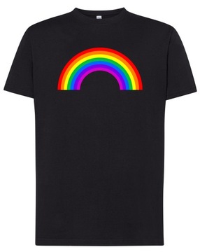 KOSZULKA T-shirt TĘCZA LGBT WOLNOŚĆ M