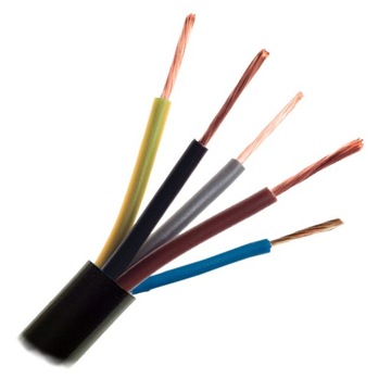 Przewód kabel H05RR-F OW 5x2,5 mm2 na przedłużacz