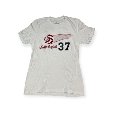 Мужская белая футболка ADIDAS VOLLEYBALL S 37