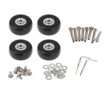 4 запасных колесных болта для чемодана с гаечным ключом, инструменты для ремонта, 45X18 мм