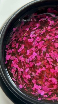 SAGA Professional Flower Gel 09, 5 мл гель с цветами