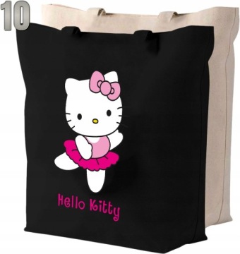 Хлопковая сумка HELLO KITTY + NAME