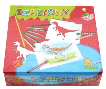 A2220 Szablon do rysowania kształtów dinozaury