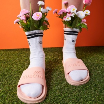 РЕЗИНОВЫЕ ТАПОЧКИ ЖЕНСКИЕ 41 KUBOTA BASIC ОДНОРАЗНО-РОЗОВЫЕ АНТИСКОЛЬЗЯЩИЕ 41