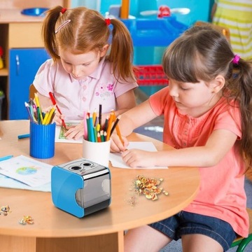 ЭЛЕКТРИЧЕСКИЕ ТОЧИЛКИ ДЛЯ КАРАНДАШЕЙ АВТОМАТИЧЕСКАЯ ТОЧИЛКА +6 ЛЕЗВИЙ В ПОДАРОК