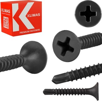 Wkręty do GK do metalu 3,5x25 mm 1000 szt. samowiercące Klimas KSSG