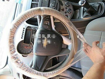 100 шт./компл. универсальный одноразовый пластиковый чехол на руль