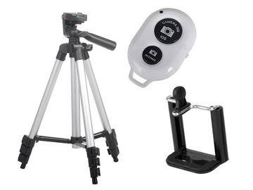 Statyw 113cm + PILOT Uchwyt na Telefon Zestaw 3w1