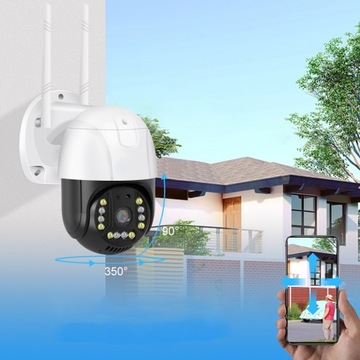 Наружная вращающаяся камера WIFI IP-мониторинг + наклейка