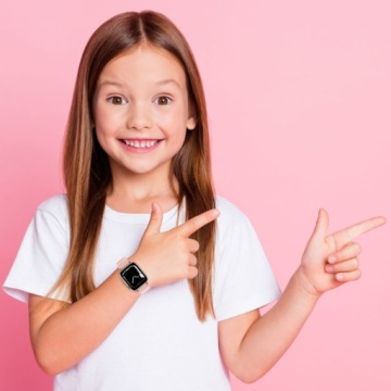 Детские умные часы Детские часы 4G GPS Manta Kevin Pink Talking GAMES
