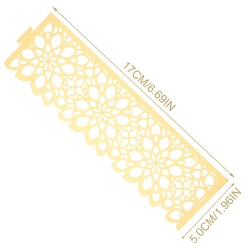 КОЛЬЦО ДЛЯ САЛФЕТОК ЗОЛОТЫЕ КОЛЬЦА НЕЖНЫЕ ЛЕНТЫ 100 ШТ.