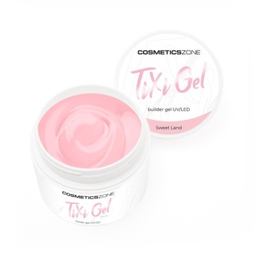 Żel budujący z pamięcią cieczy różowy UV LED Sweet Land 15ml Cosmetics Zone