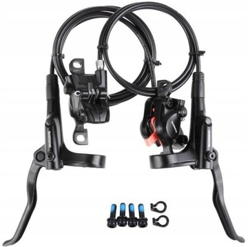 Zestaw Hamulcowy Tarcz SHIMANO MT200 P+T Komplet 100/170 cm
