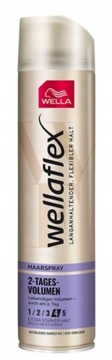 Lakier do WŁOSÓW Wellaflex 250ml 4 2-Tages-Volumen