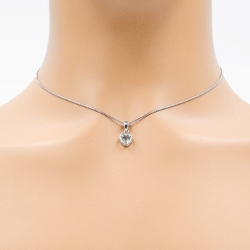 набор из серебра 925 пробы, аквамарины, цирконы, сертификат