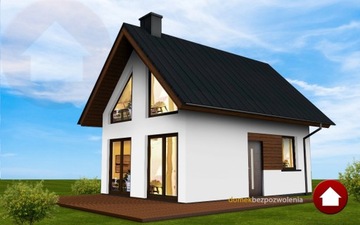 Проект дома 35 м2 по запросу, 35 м2 кирпичный
