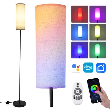 Inteligentna lampa podłogowa działa E26/E27, zmienia kolor, można