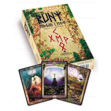 KS Tarot Runy magia i moc książka + karty