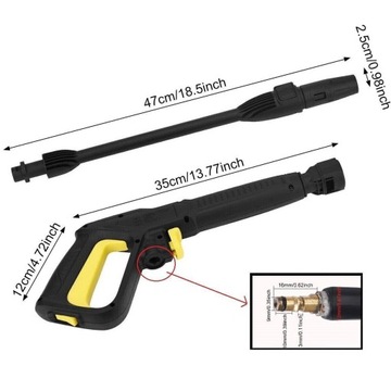 НАСАДКА ДЛЯ ПИСТОЛЕТА ДЛЯ KARCHER K2 K3 K4 K5 K6 K7 CLICK CONNECT