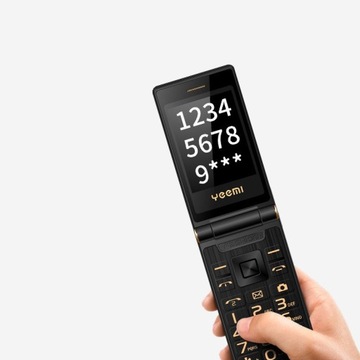 Телефон для пожилых людей, крышка с двумя SIM-картами, радио 2 ГБ, Kruger & Matz