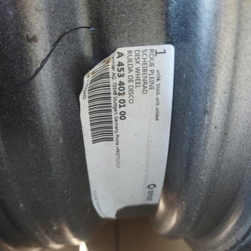 СТАЛЬНЫЕ КОЛЕСА 15 4x100 5.5J 5J ET32 SMART A4534010100