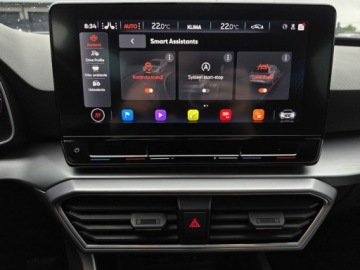 Seat Leon IV Sportstourer 1.5 eTSI (MHEV) 150KM 2021 Seat Leon 1.5TSI 150KM FR DSG Navi System Pakiet ZIMOWY Salon Polska Bezwy, zdjęcie 14