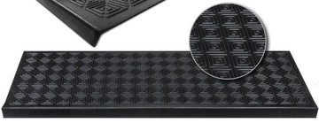 РЕЗИНОВЫЕ ЛЕСТНИЧНЫЕ ПОКРЫТИЯ, РЕБРИСТЫЕ, ПРОТИВОСКОЛЬЗЯЩИЕ, ПРОЧНЫЕ ТРОПЫ