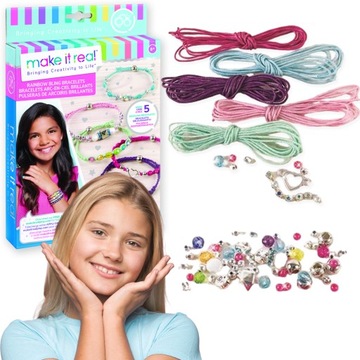 Make It Real Rainbow Bling Bracelets zestaw do robienia bransoletek