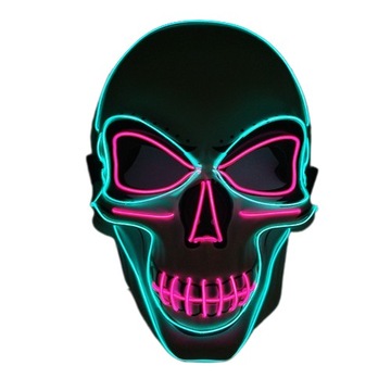 MASKA ŚWIECĄCA ŻNIWIARZ PRZEBRANIE HALLOWEEN