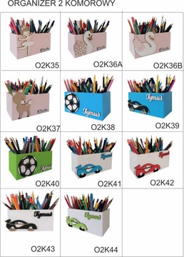 Организатор, инструктор по карандашам + название, 100% древесина